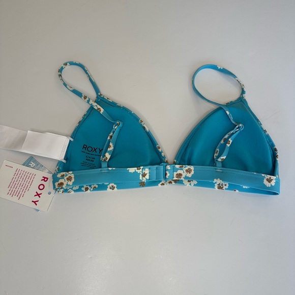 Roxy Beach Classics Triangle Floral Bikini Top & Thong bottoms Women’s Small - Picture 3 of 8